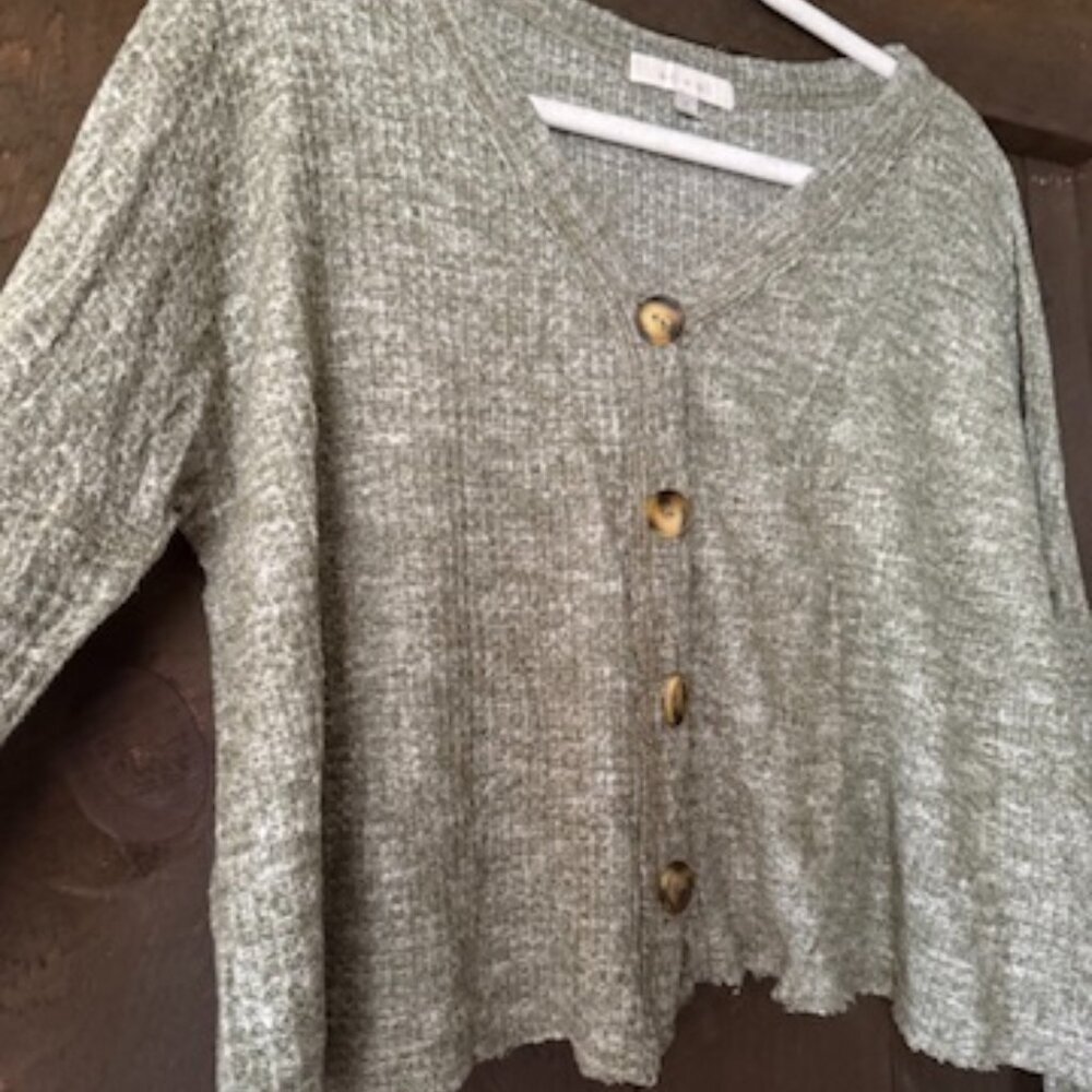 Anthropologie Eri and Aly Button Up Sweater